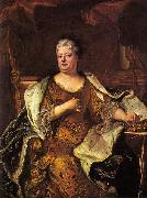 Hyacinthe Rigaud Duchess of Orleans Spain oil painting artist